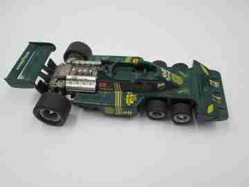 Scalextric slot car. Tyrrell P-34. Exin. 1980's. Green colour. Spain