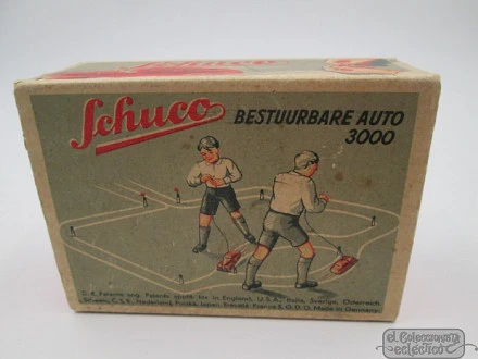 Schuco 3000 Telesteering Car Germany 1930s Box And Accessories