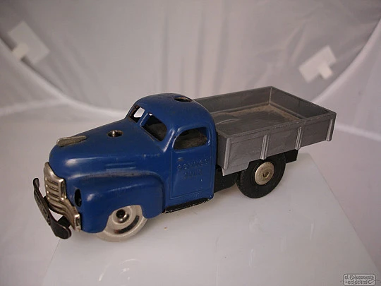 Schuco Varianto Lasto 3042. Open truck. Wind-up. Tinplate / plastic