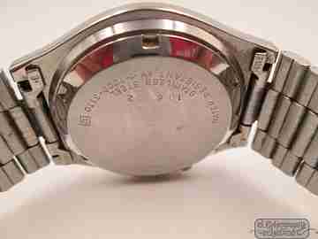 Seiko 5. Automático. Acero. Día y fecha. Armis. 1980. Esfera plata