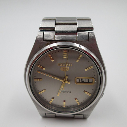Seiko Automático Acero Doble Calendario Armis 1980 Japón El