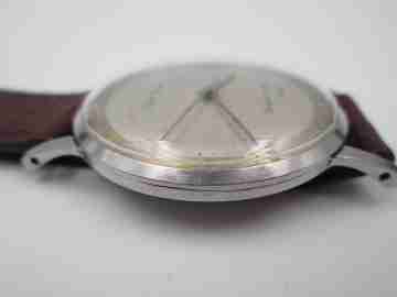 Seiko Cronos Diashoch. Acero inoxidable. Cuerda manual. Correa. 1960. Japón