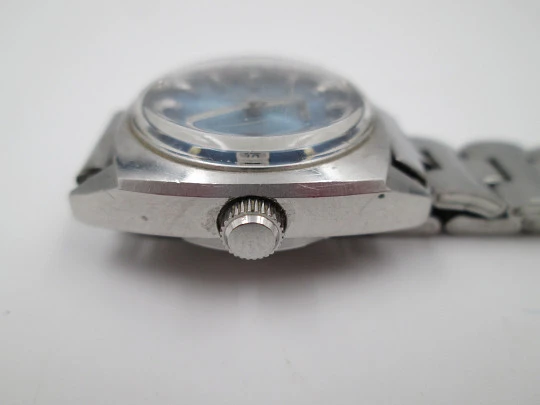 Seiko Hi-Beat ladie's watch. Steel. Automatic. Calendar. Bracelet. 1980's