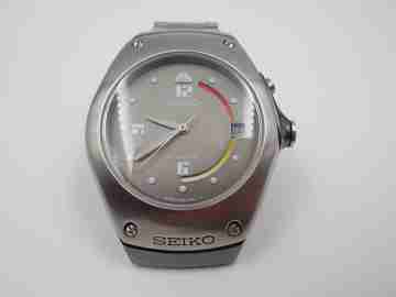 Seiko Kinetic Arctura. Uretano y acero inoxidable. Jorg Hysek. 1997. Japón