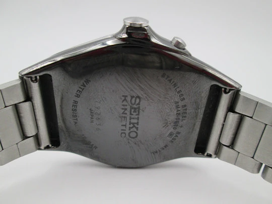 Seiko Kinetic Arctura. Urethane & stainless steel. Jorg Hysek. 1997. Japan