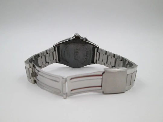 Seiko Kinetic Arctura. Urethane & stainless steel. Jorg Hysek. 1997. Japan