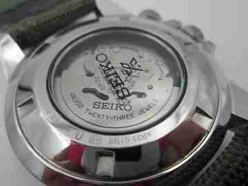 Seiko Prospex Land Master militar. Automático. Acero inoxidable. Brújula