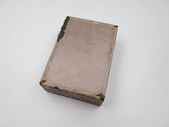 Seiko Puppet table desk alarm clock. Wind-up. Book with Mexico images. Japan. 1970's