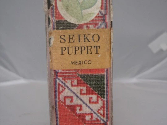 Seiko Puppet. Wind-up. 1970's. Alarm. Book. Mexico images