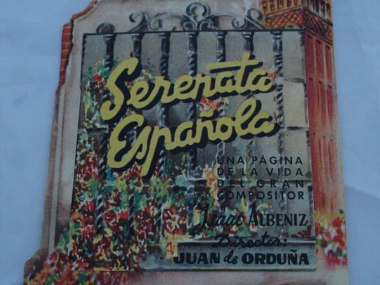 Serenata Española. Juanita Reina. 1947. Troquelado. Doble. Color