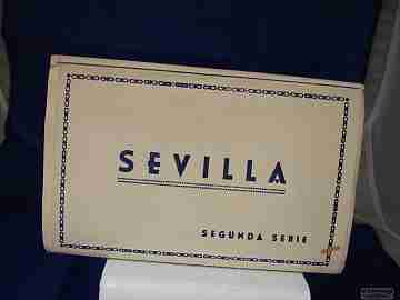 Set 10 postcards. Views of Sevilla. 1940's. Heliotipia Artística