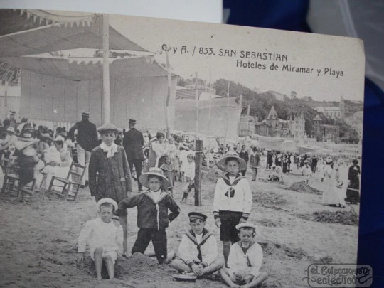 Set 24 postcards. Memory of San Sebastián. Mayor Hermanos. 1910