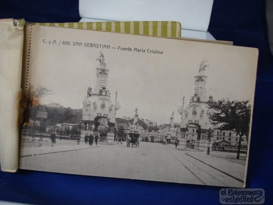 Set 24 postcards. Memory of San Sebastián. Mayor Hermanos. 1910
