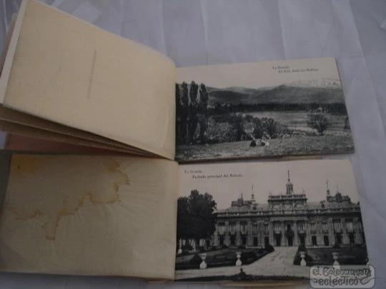 Set 30 postcards. La Granja Royal Palace. Hauser & Menet. 1900's