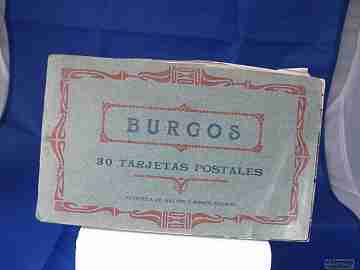 Set 30 postcards. Memory of Burgos. Hauser and Menet publisher. 1906's