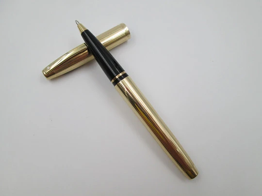 Set Sheaffer Imperial 777. Chapado oro 12k. Pluma y bolígrafo. Estuche