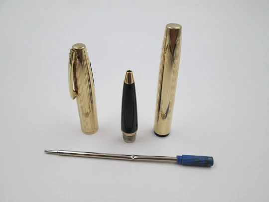 Set Sheaffer Imperial 777. Chapado oro 12k. Pluma y bolígrafo. Estuche