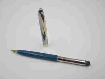 Set Sheaffer Sentinel. Estilográfica snorkel y lapicero mecánico. Caja. 1950