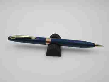 Set Sheaffer's Statesman. Estilográfica Vac-filler, lápiz y bolígrafo. Azul persa