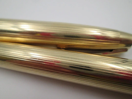 Sheaffer 777 Imperial fountain pen. 12k gold filled. 14k nib. Converter. 1970's