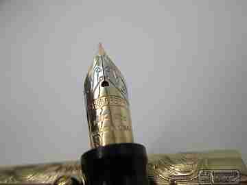Sheaffer Balance. Limited Edition Commemorative. 23k gold plated. Lever