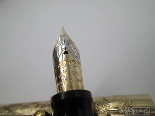 Sheaffer Balance. Limited Edition Commemorative. 23k gold plated. Lever