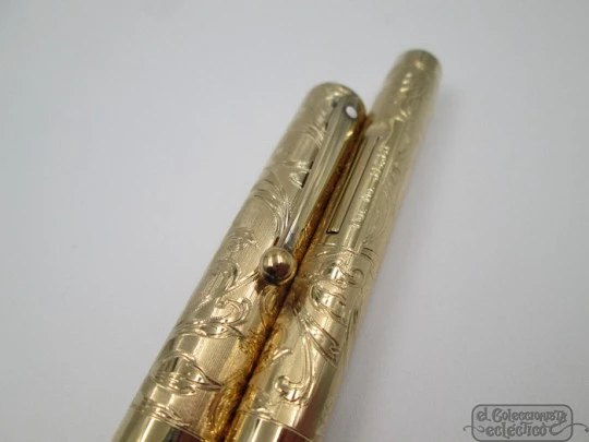 Sheaffer Balance. Limited Edition Commemorative. 23k gold plated. Lever