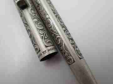 Sheaffer Imperial ballpoint pen. 925 sterling silver. Grapevine design. 1970's. USA