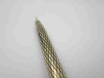 Sheaffer Imperial Sovereign mechanical pencil. 14k gold filled. Diamond pattern. USA