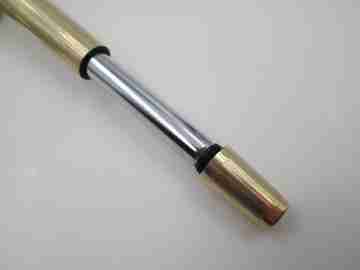 Sheaffer Imperial Triumph. Chapada oro 12k. Carga touchdown. 1970. Plumín 14k