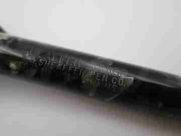 Sheaffer Junior set. Fountain pen & mechanical pencil. Marble celluloid. 1930's