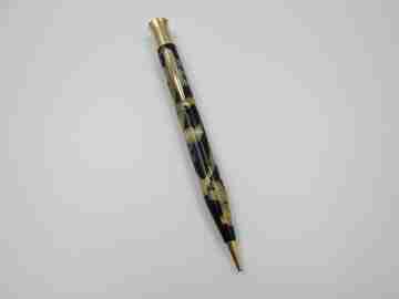 Sheaffer Titan Lifetime. Black & pearl. Radite celluloid. Gold filled. 1925