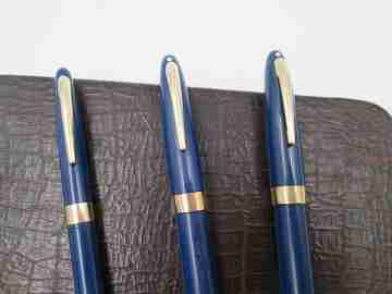 Sheaffer's Statesman set. Vac-Filler fountain pen, pencil & ballpoint. Box