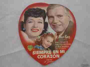 Siempre en mi corazón. Kay Francis. Años 40. Troquelado