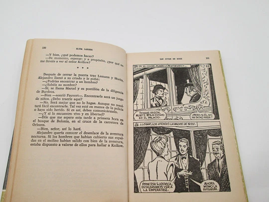Sissi's jewels. Alida Larsen. Illustrated book. Stories Selection. Bruguera publisher, 1985