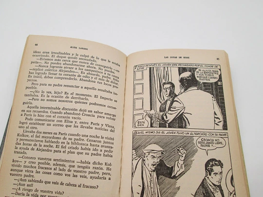Sissi's jewels. Alida Larsen. Illustrated book. Stories Selection. Bruguera publisher, 1985