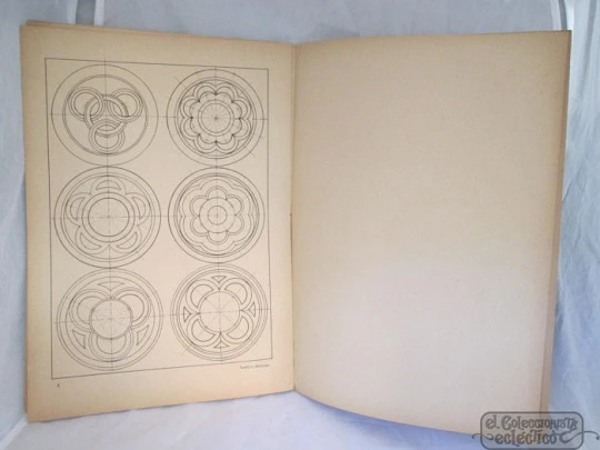 Sketchbook. 1940's. Geometric shapes. Drawings. Salvatella