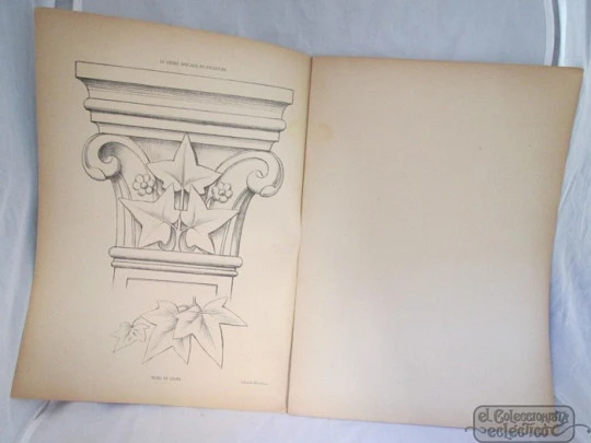 Sketchbook. 1940's. Ornament. Miguel Salvatella. Four drawings