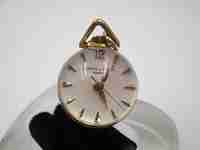 Solvil et Titus Genève transparent ball pendant watch. Gold plated.  Manual wind. 1970's