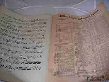 Sonate C-Dur. Mozart. Breitkopf & Härtel. 1930's. Violin. Leipzig
