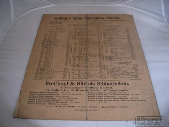 Sonate C-Dur. Mozart. Breitkopf & Härtel. 1930's. Violin. Leipzig