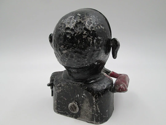 Starkie's Jolly Nigger. Coin bank. Cast alloy. 1950's. United Kingdom