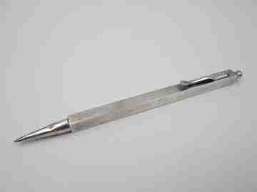 Sterling silver mechanical pencil with centimeters and inches meter. 1920's