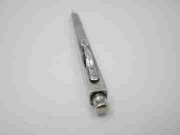 Sterling silver mechanical pencil with centimeters and inches meter. 1920's