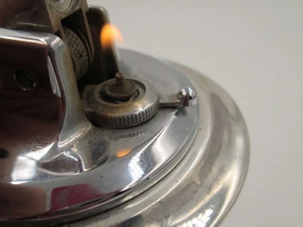 Sterling Silver Ronson Gas Table And Desk Lighter 1970