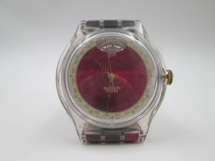 Swatch Magic Tool Automatic Bitone Dial Strap Original Box | El