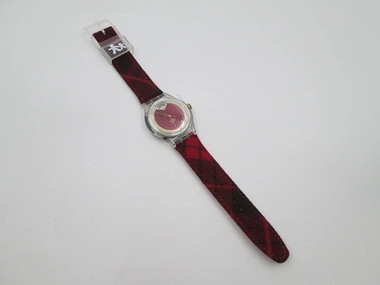 Swatch Magic Tool. Automático. Dial bicolor. Correa de piel. Estuche. 1994. Suiza