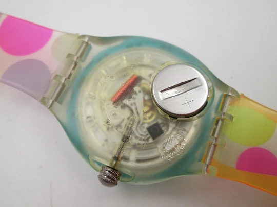 Swatch Scuba 200m Sea Grapes SDK105. Plástico colores. Cuarzo. Suiza. 1991