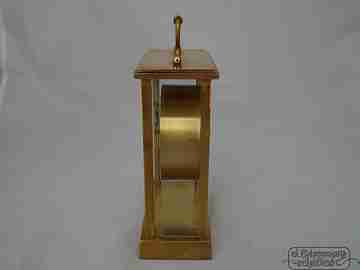 Swiza 8 días. Cuerda manual. Bronce. Argolla. Alarma. 1970