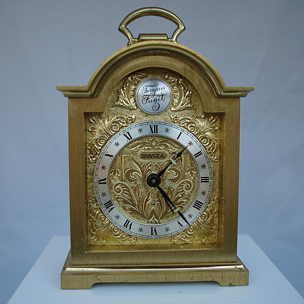 Tempus Fugit 置時計 Vintage RHYTHM Quartz Alarm Clock Tempus Fugit Miniature